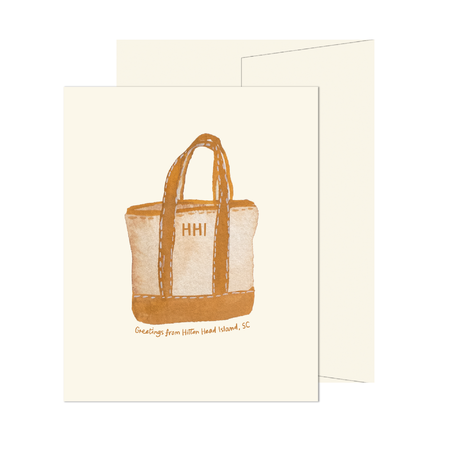 Hilton Head Island Beach Tote Card