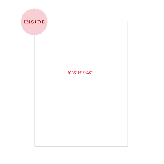 One Year Closer to Retiring at the Beach Birthday Card