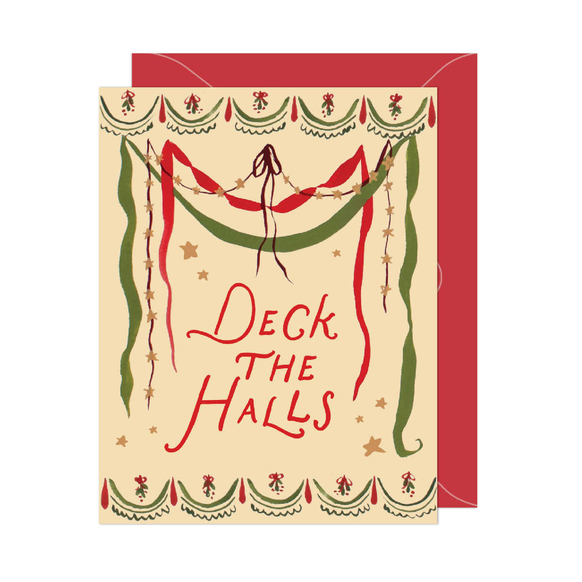 Deck The Halls Card